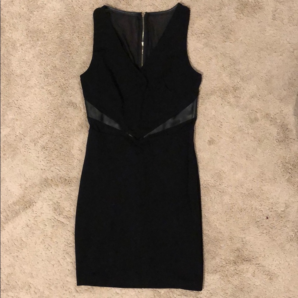 Black Mini, Mesh & leather detail.